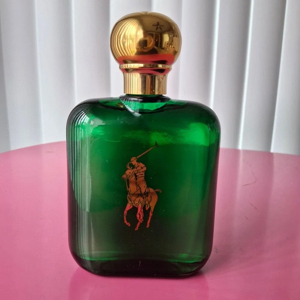 Vintage Polo Ralph Lauren Green Men's After Shave Splash Large 8 oz Jumbo Bottle